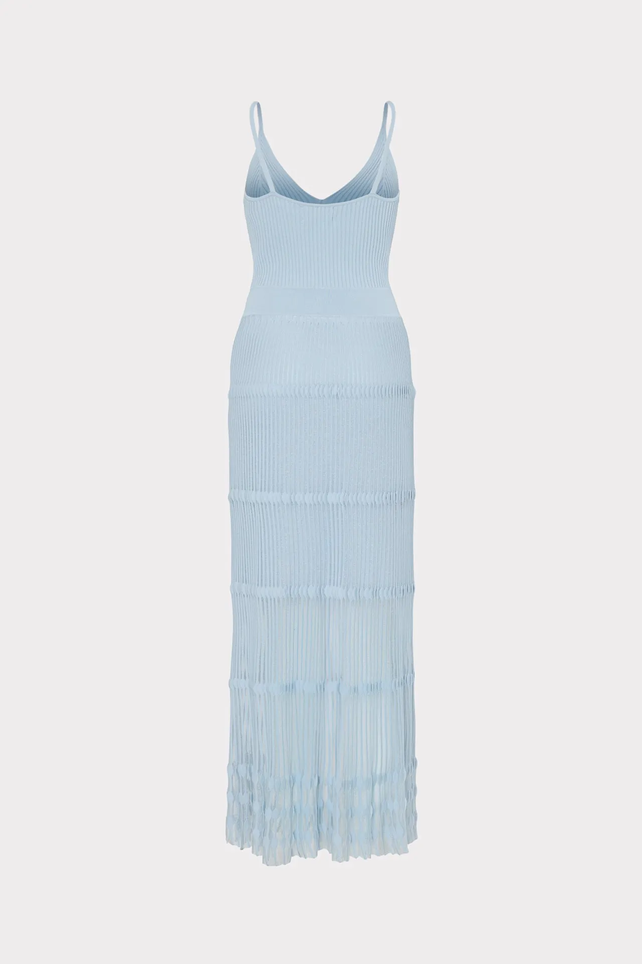 - Sleeveless Sheer Knit Dress