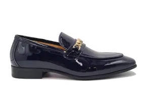 Soft Patent Leather Loafer with Beveled Squared Toe