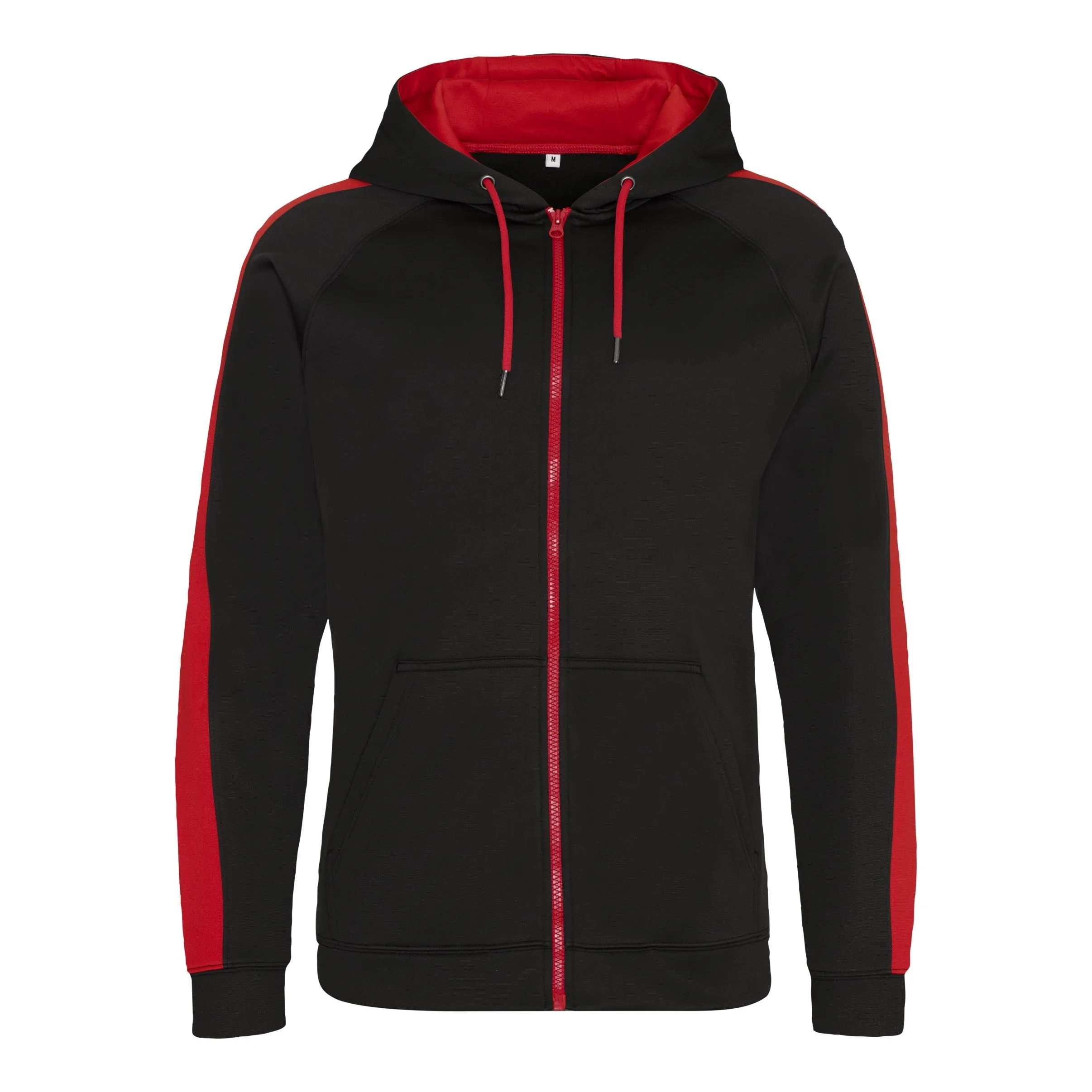 Sports Polyester Zip Up Hoodie (zoodie) ~ JH066