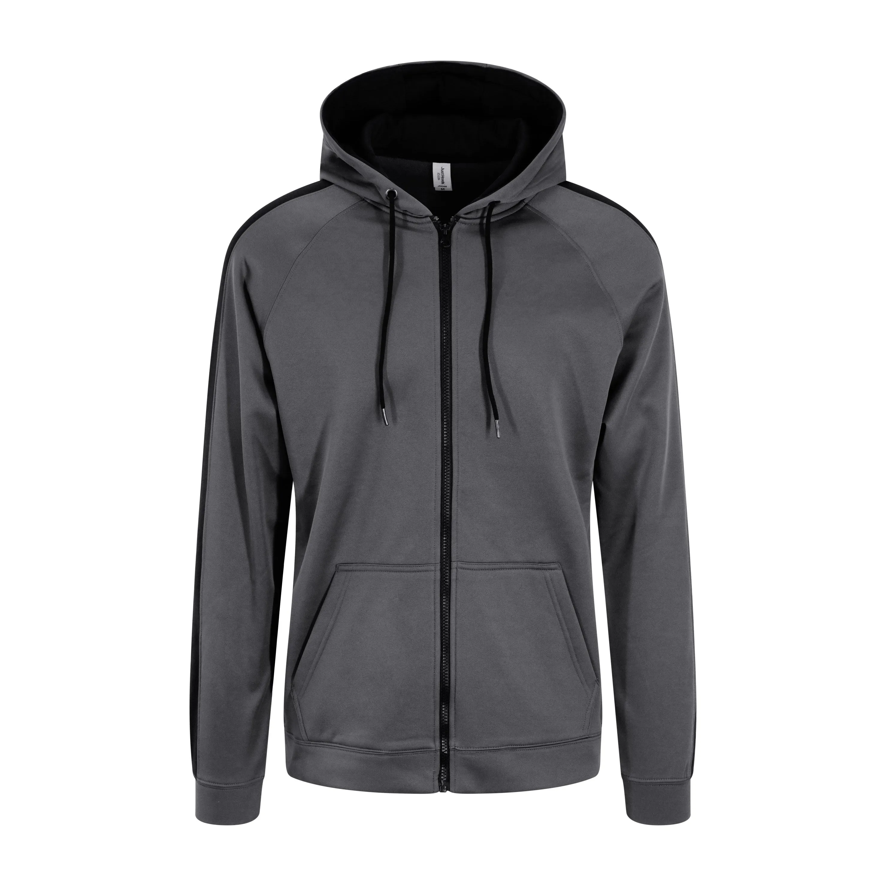 Sports Polyester Zip Up Hoodie (zoodie) ~ JH066