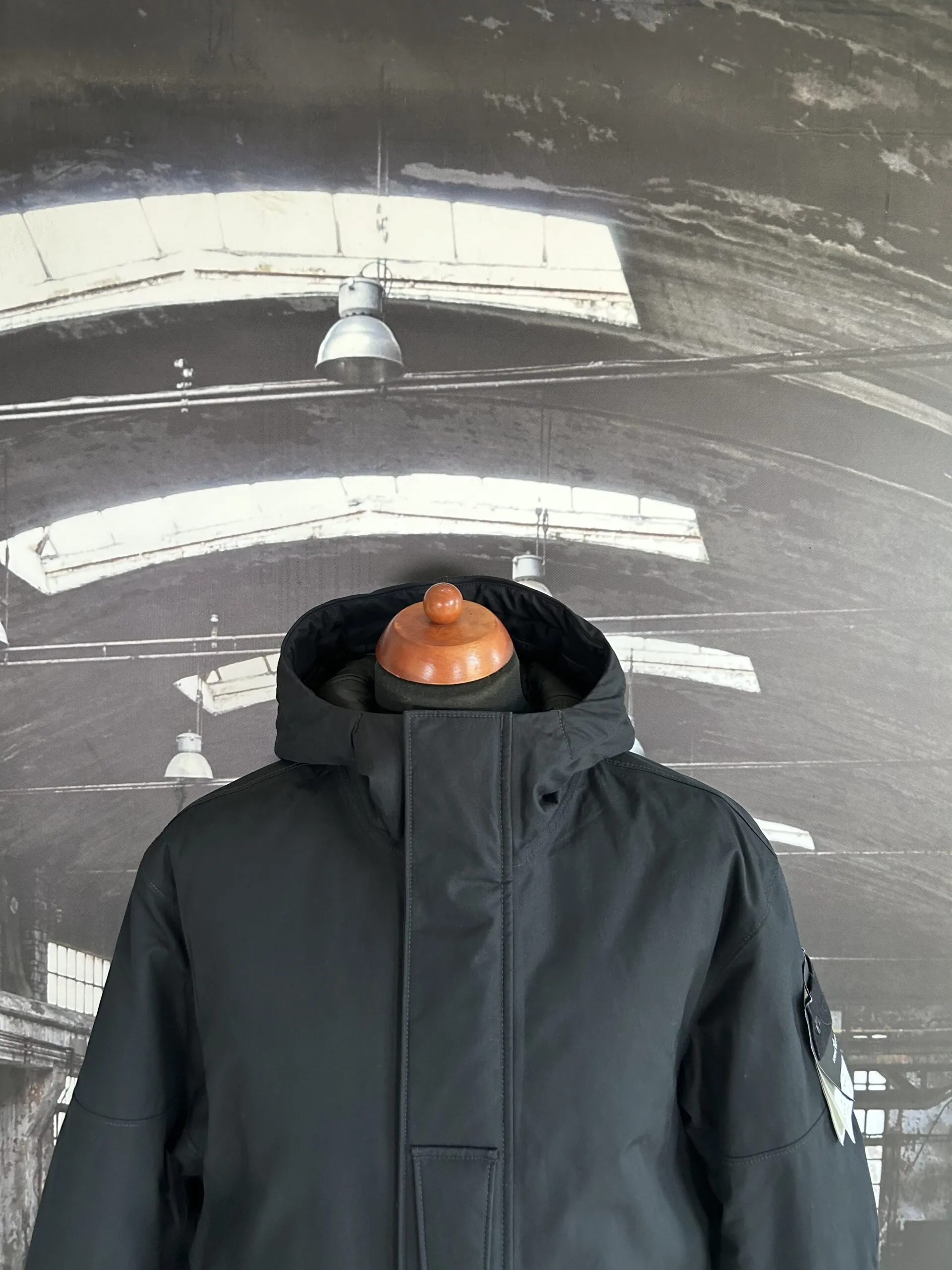 Stone Island Ghost Piece O-Ventile jacket with Primaloft insulation technology.