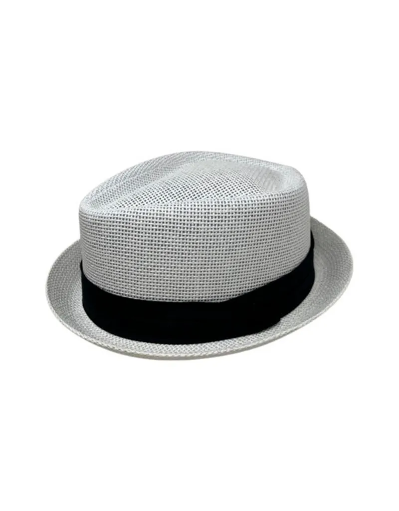 Straw porkpie hat - Trendy and stylish fashion accessory for all occasions.