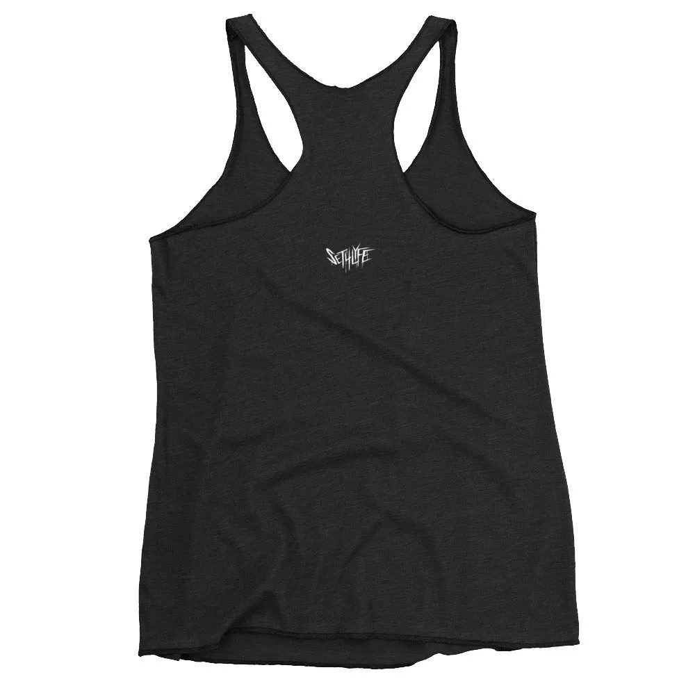 Street Style Graphic Racerback Tank Top