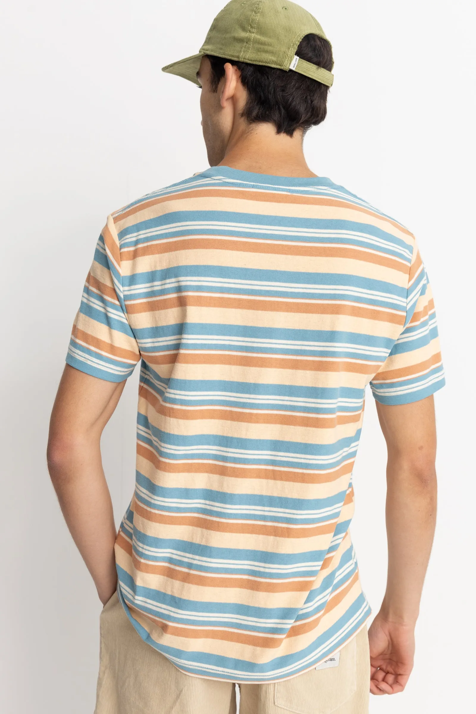 Stripe Ss T-Shirt Mineral Blue