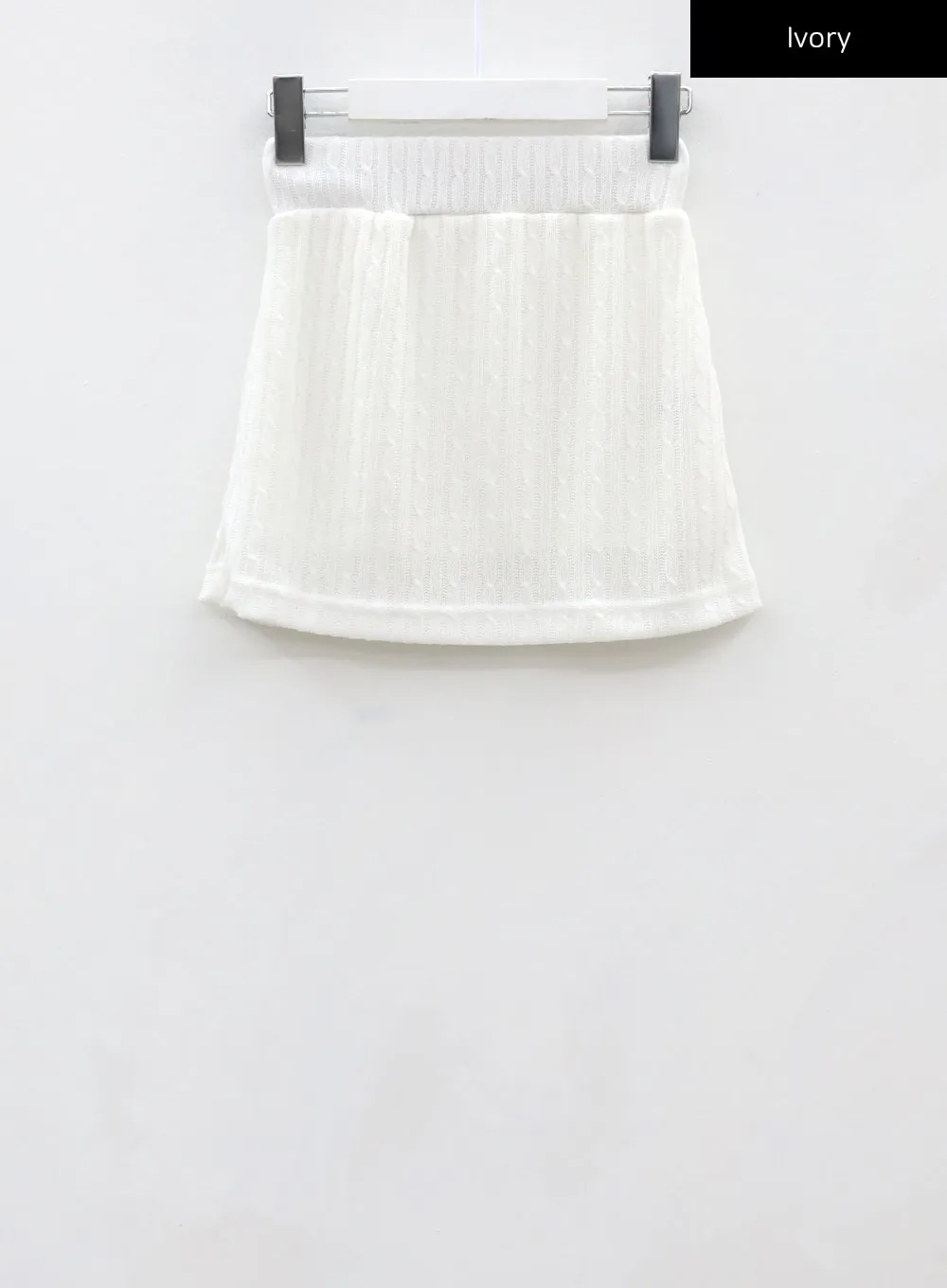 Stylish Twist Knit Mini Skirt - Shop Now for CJ28