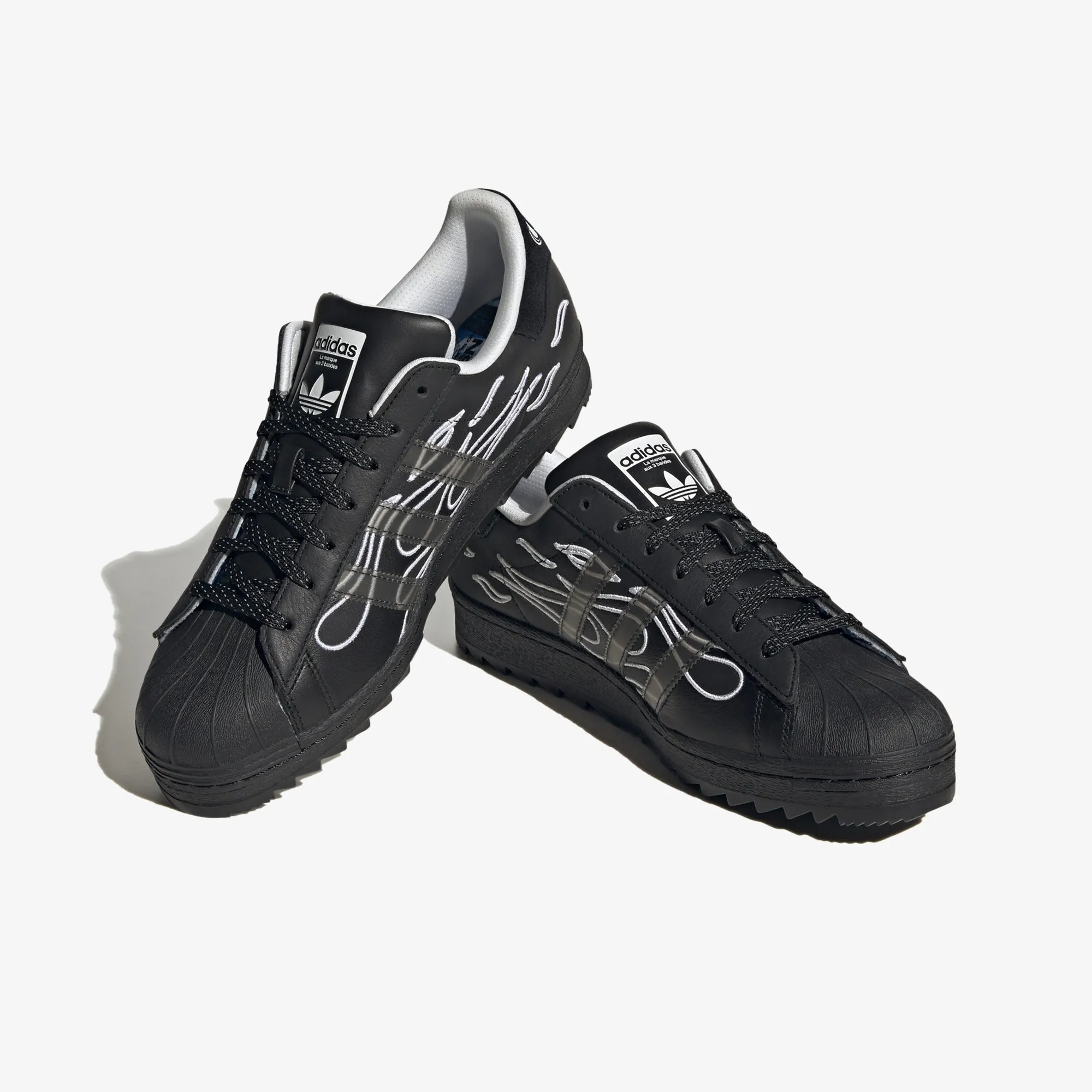 Supreme Superstar Shoes: Core Black/White - Buy Now