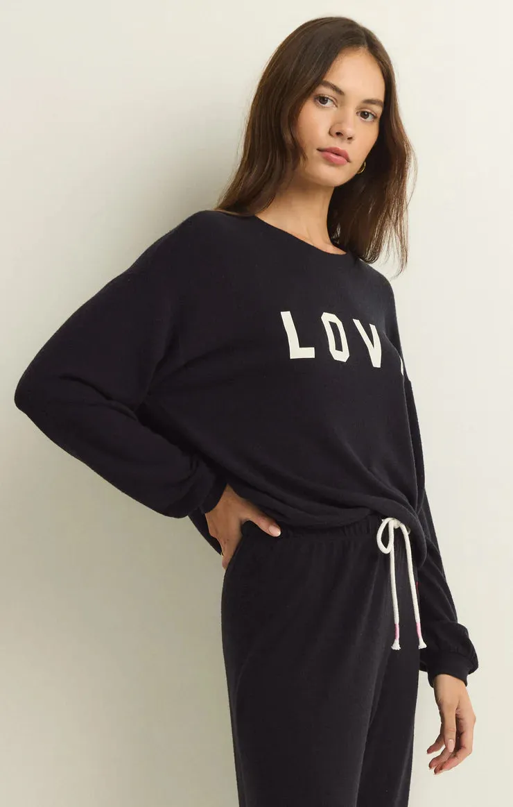 Team Love Long Sleeve Top -> Long Sleeve Top - Team Love