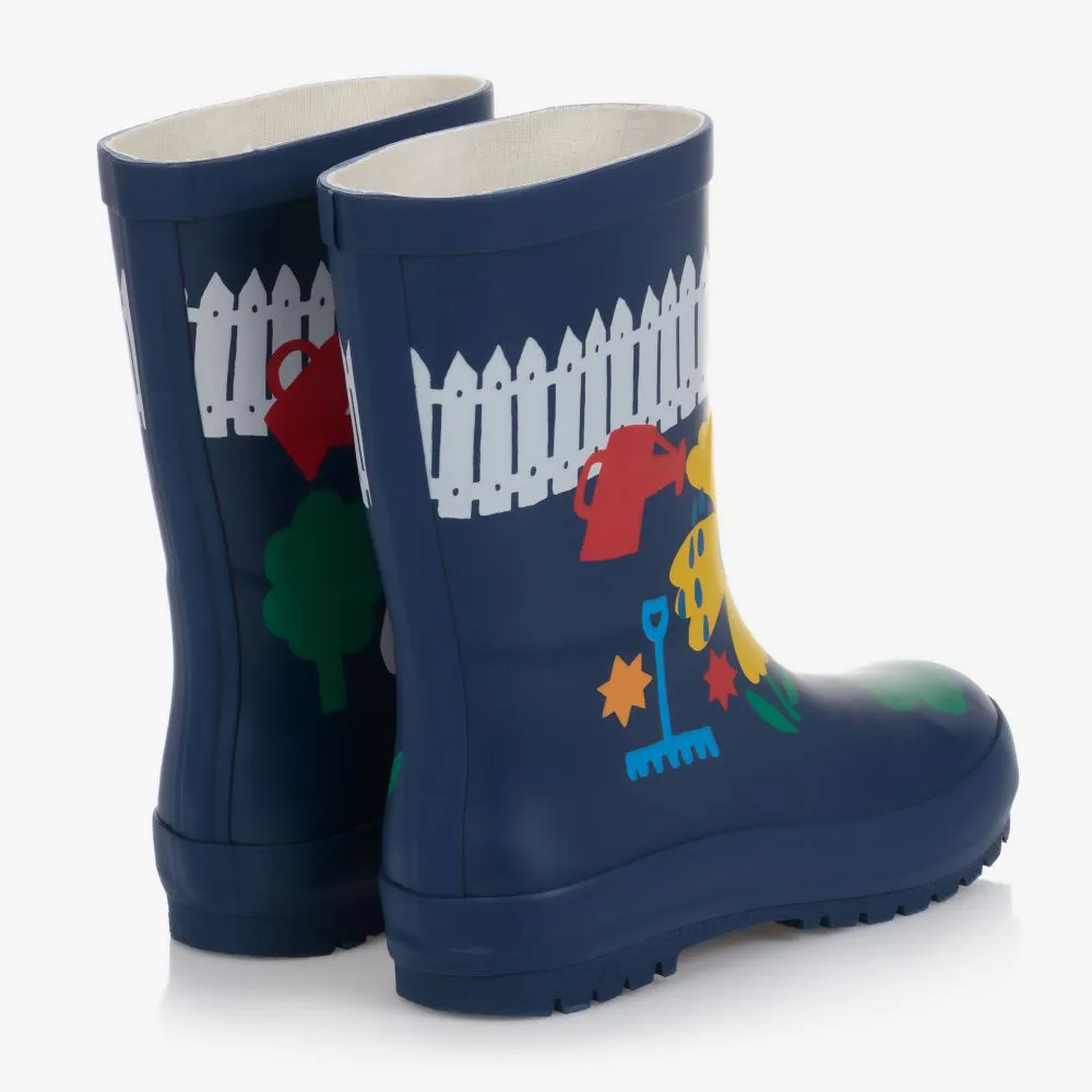 Teen Navy Blue Rain Boots