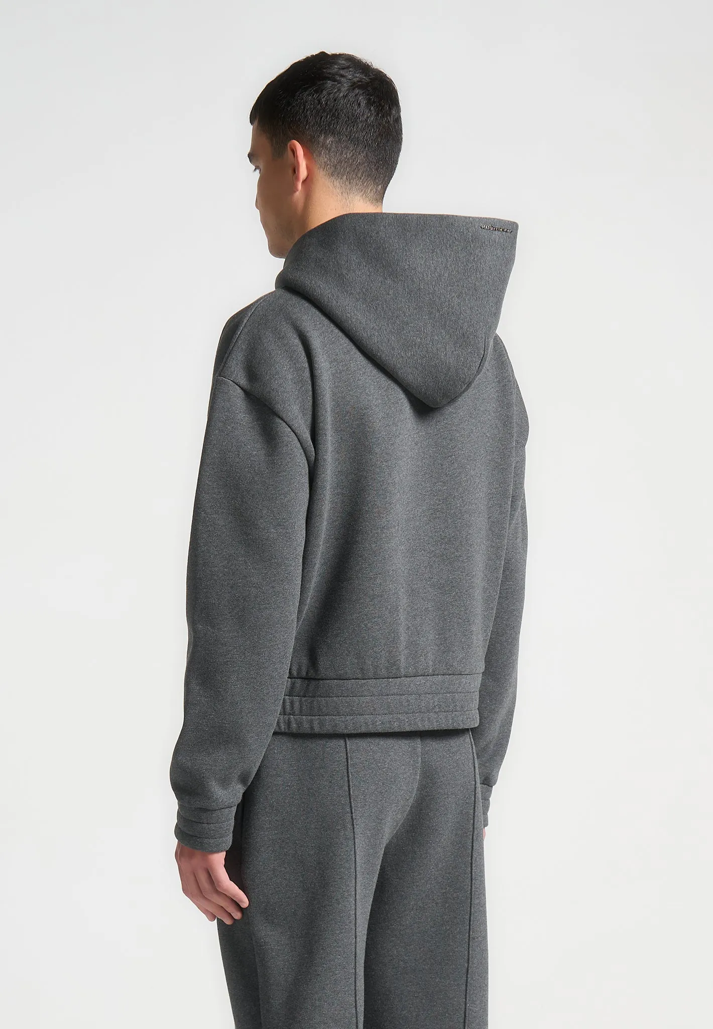 ternel Cropped Hoodie - Dark Grey