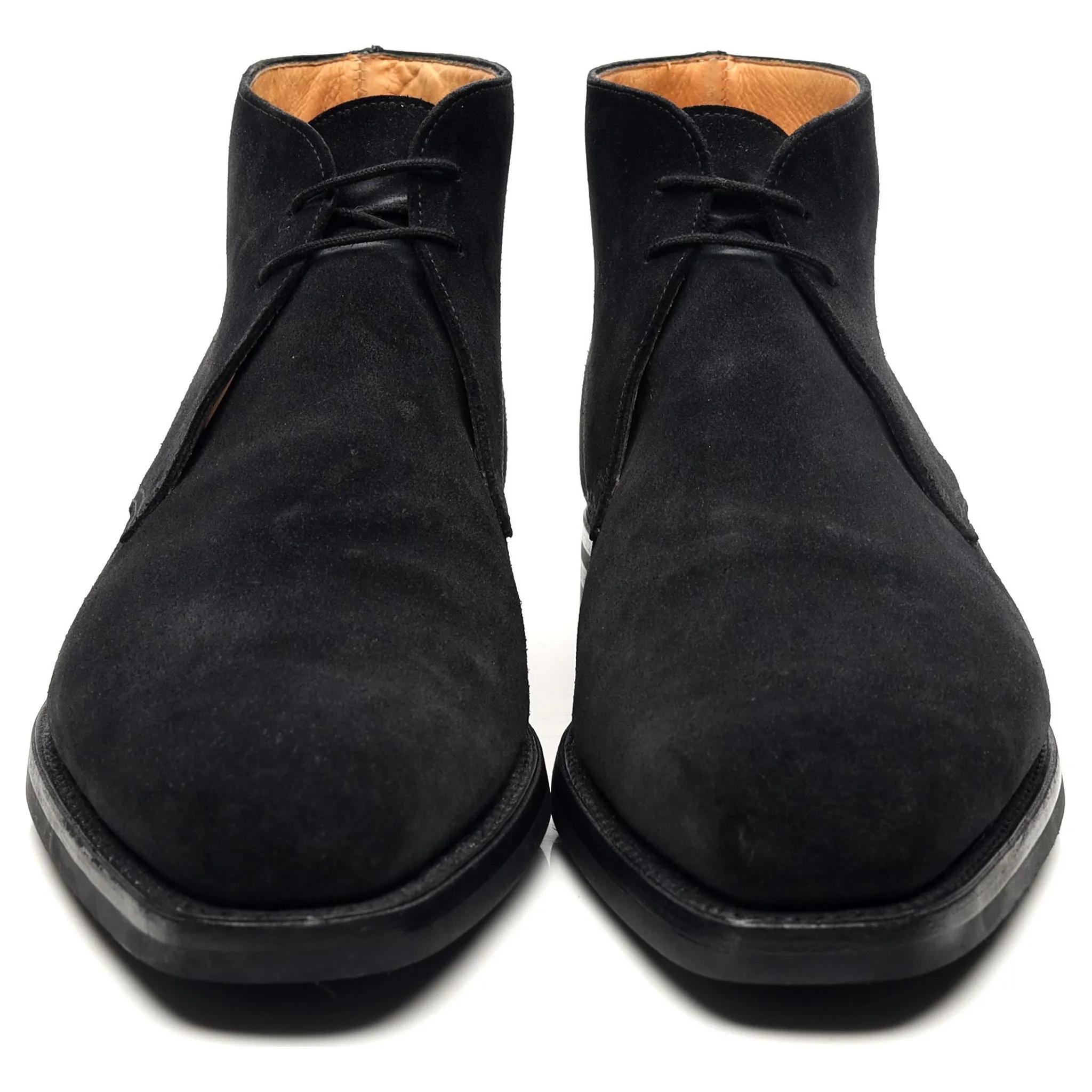 'Tetbury' Black Suede Chukka Boots UK 9 E