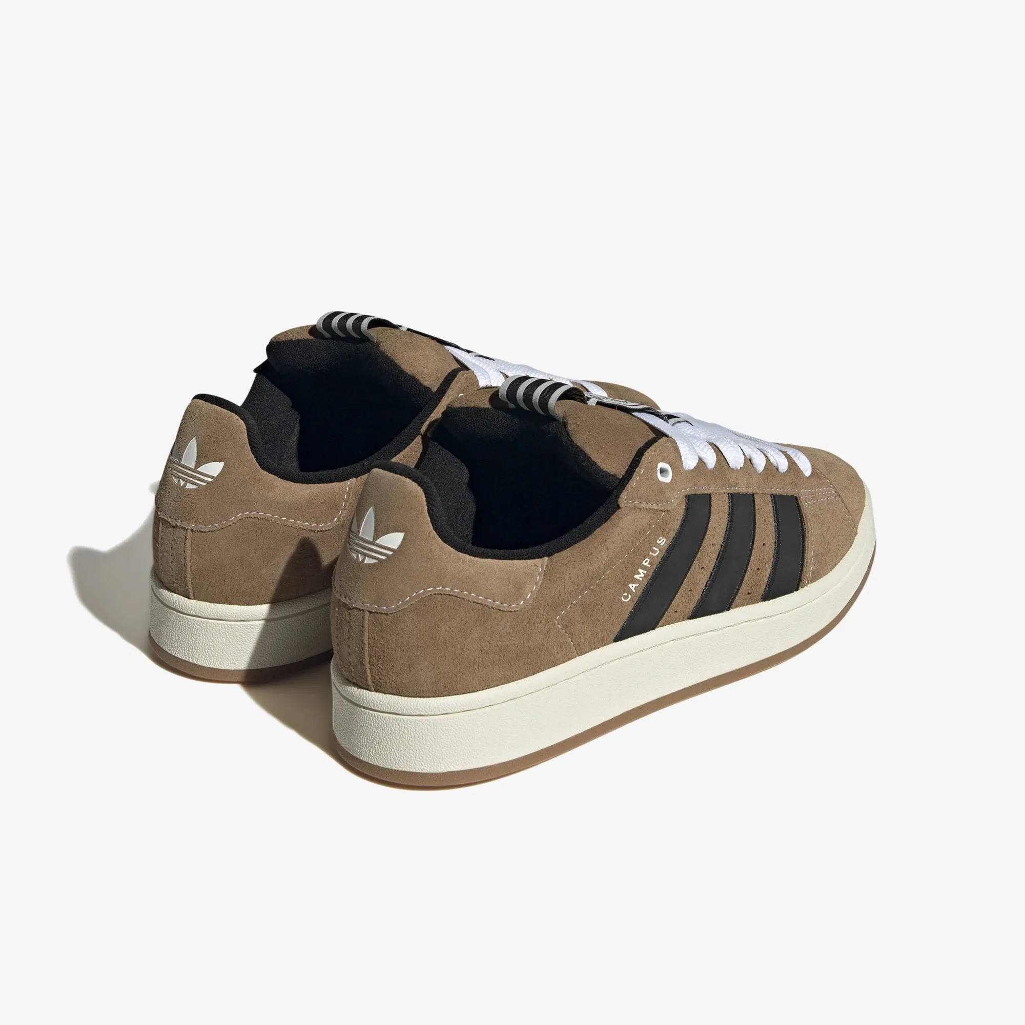 The revised version: 00S YNUK Campus Shoes in Brown Desert and Core Black