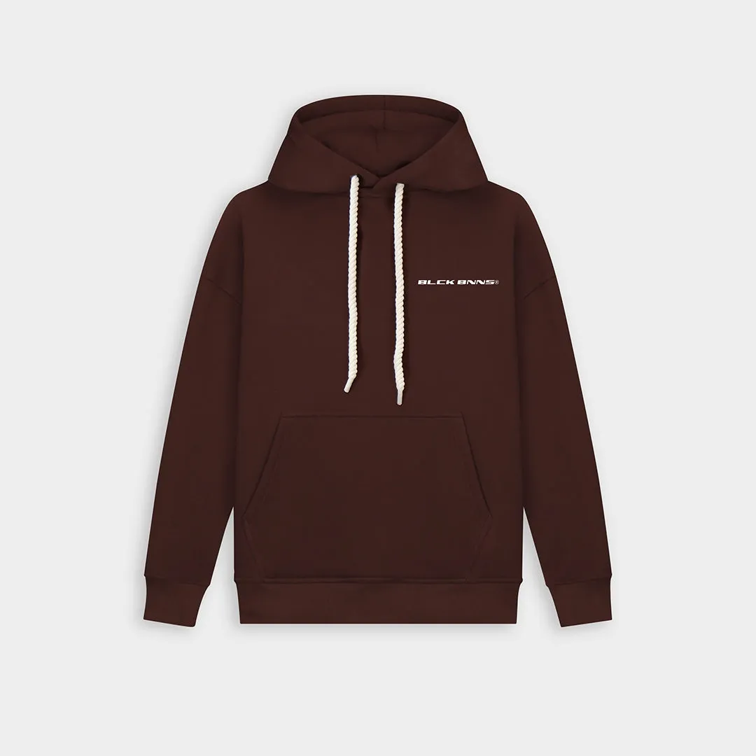 THICK LACES HOODIE | Brown