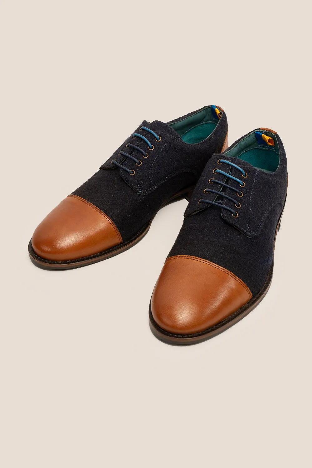 Thomas Cognac Navy - Men's Fashion