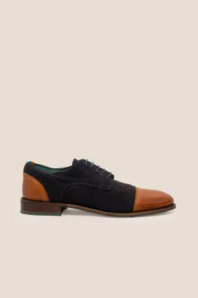 Thomas Cognac Navy - Men's Fashion