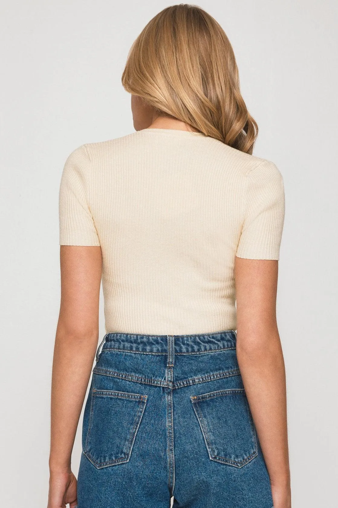 Tia Knit Top - Oat | Shop Online Now