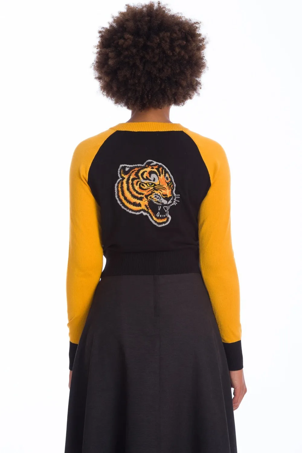 Tiger Print Women's Cardigan