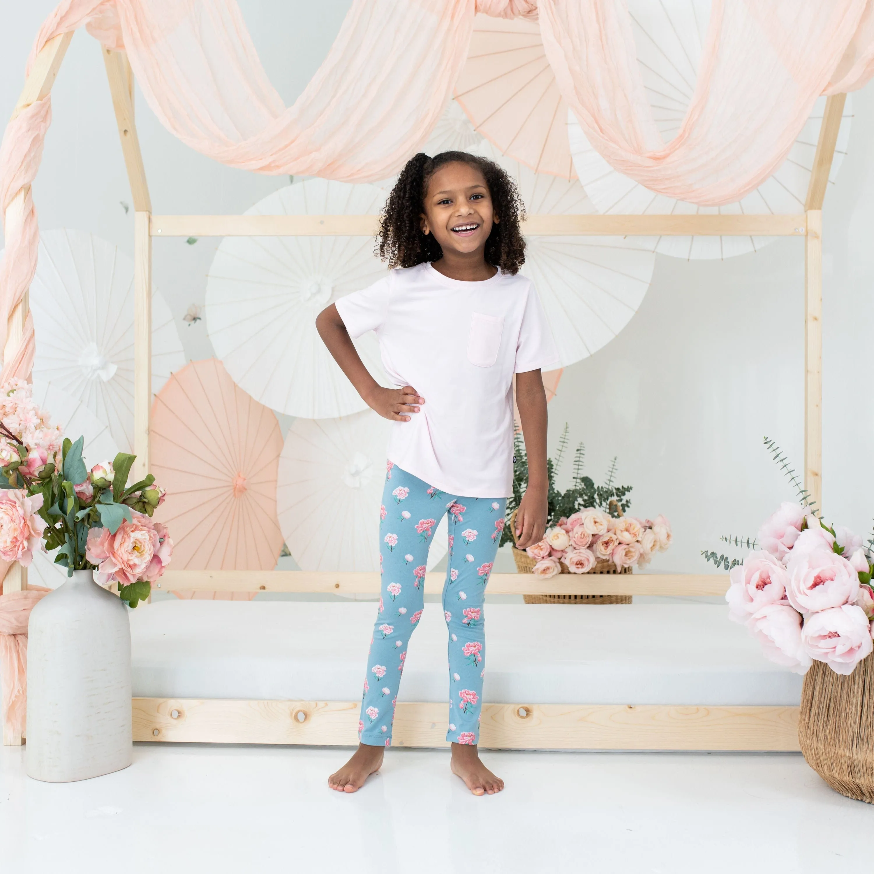 Toddler Leggings Peony