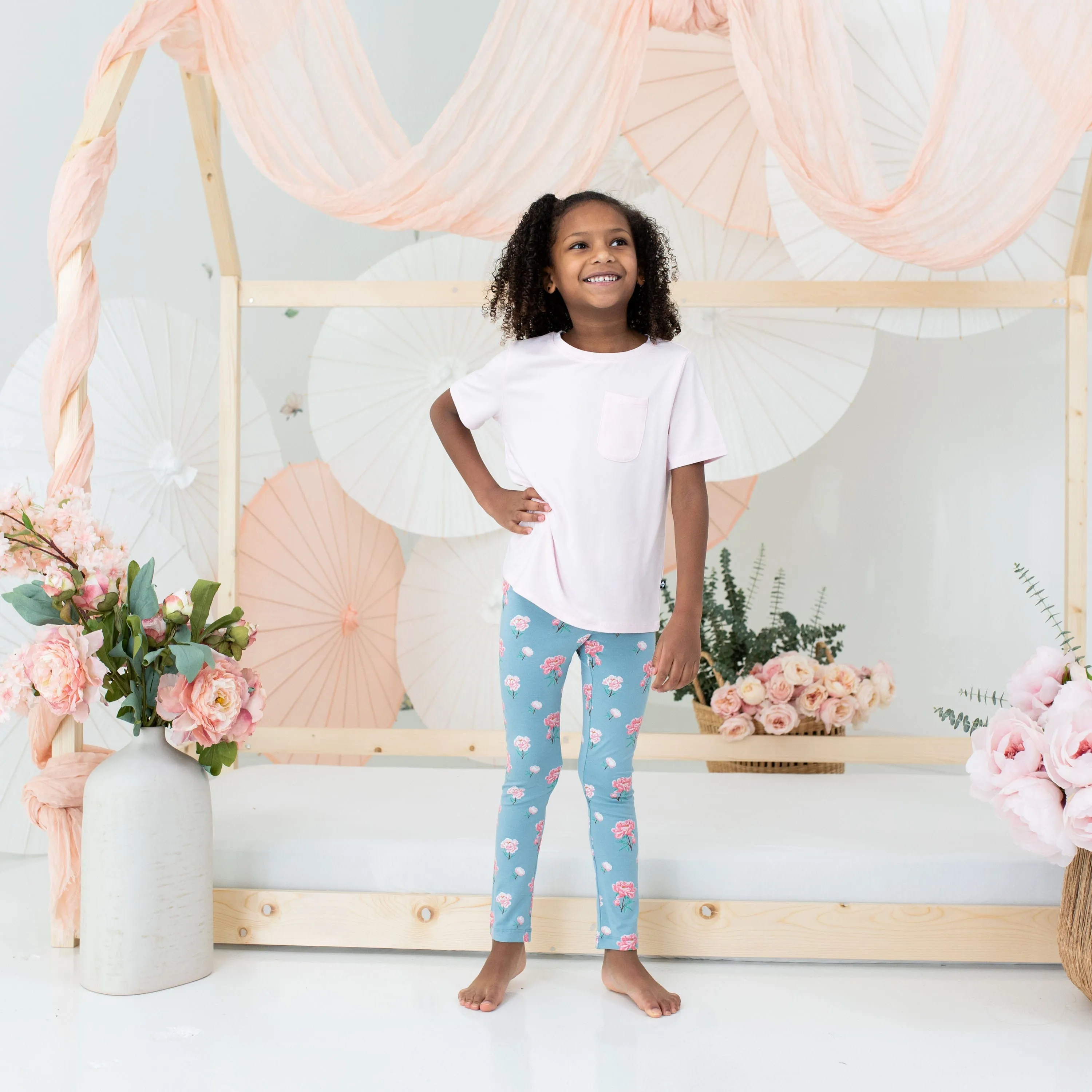 Toddler Leggings Peony