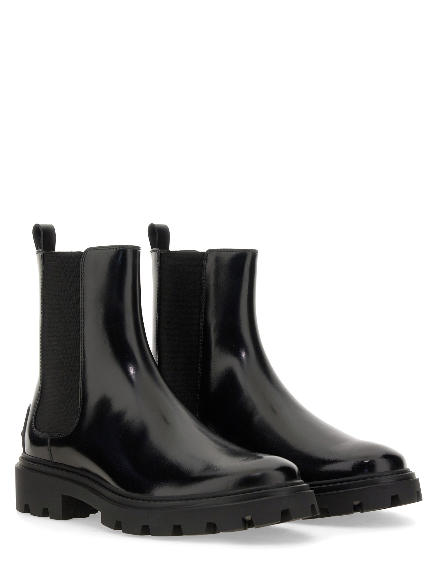 Tod's glossy leather Chelsea boot