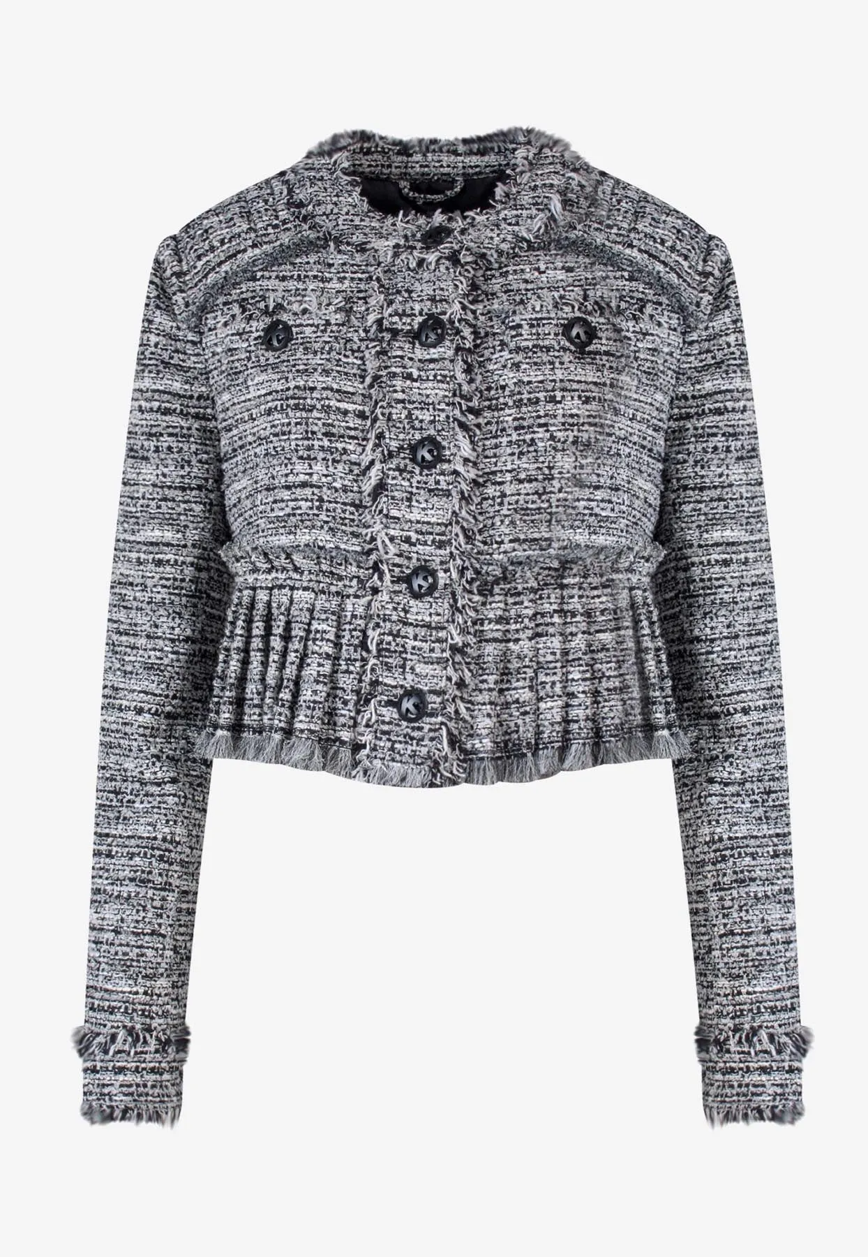 Tweed Cropped Blazer