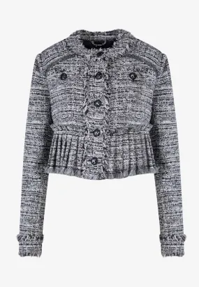 Tweed Cropped Blazer