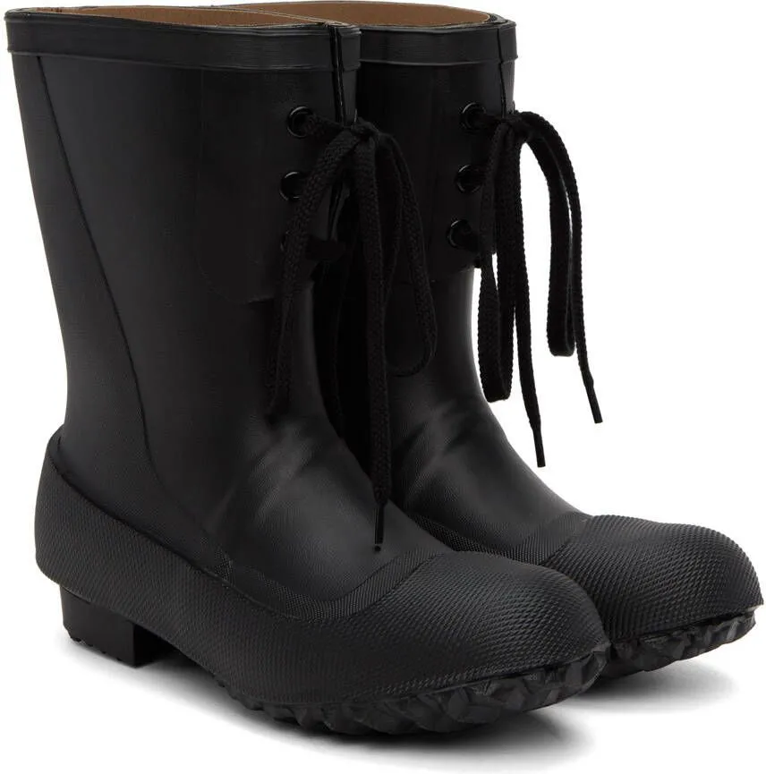 Undercover Black Rain Boots