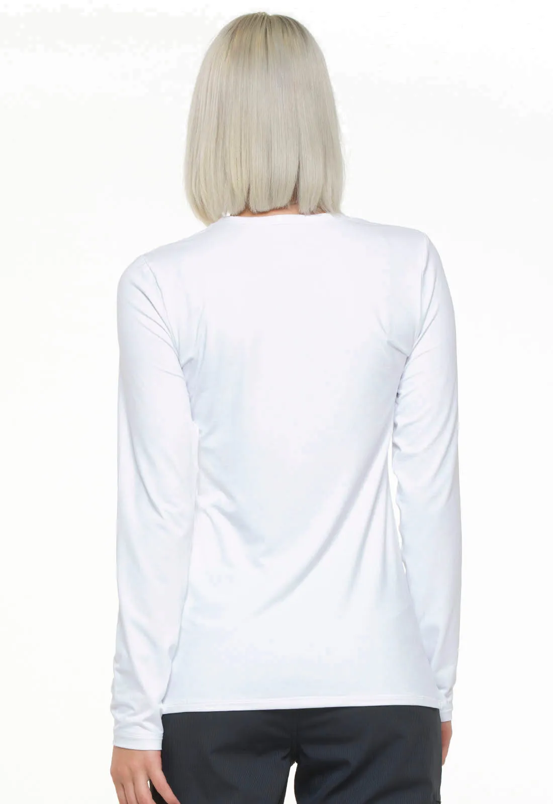 Underscrubs White Knit Tee by Elle.