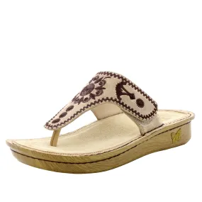 Vanessa Mandala Sandal - Natural Sandal