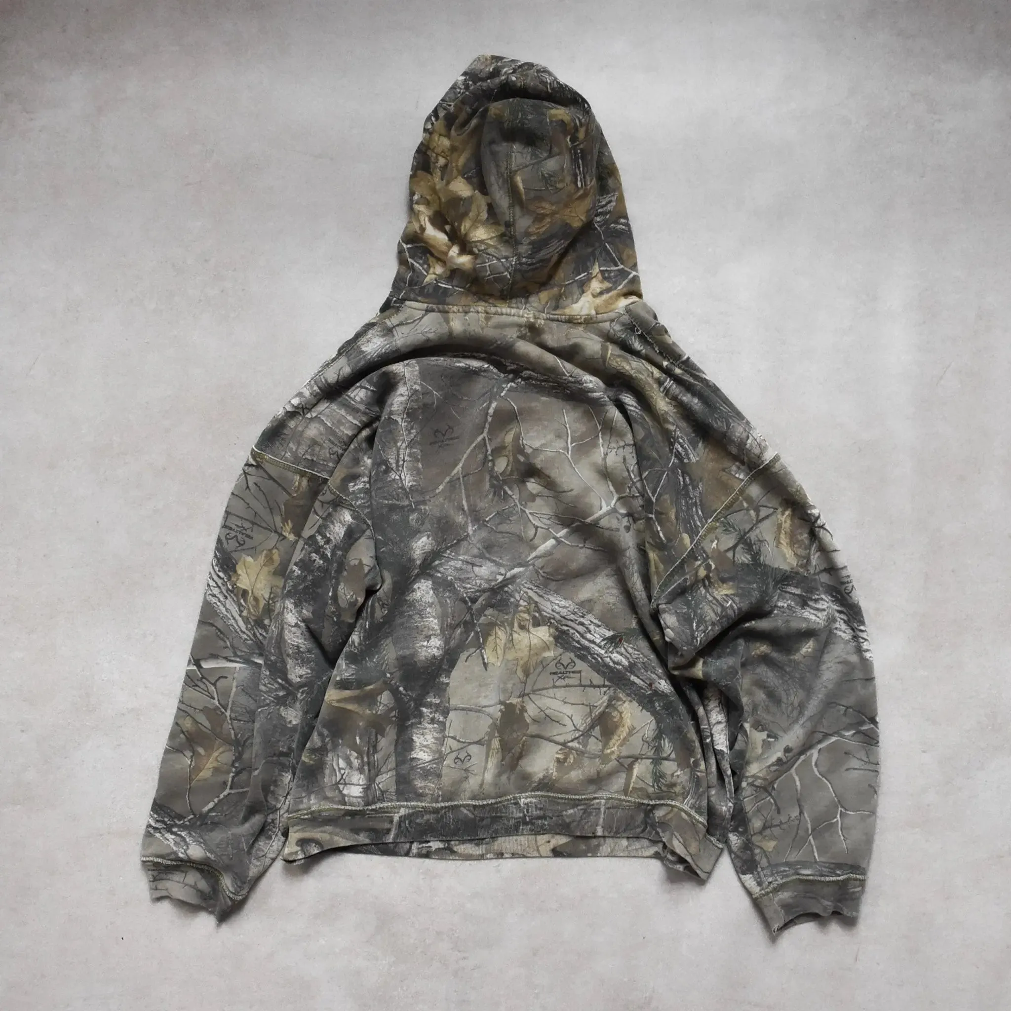 Vintage Realtree Faded Camo Hoodie - XL