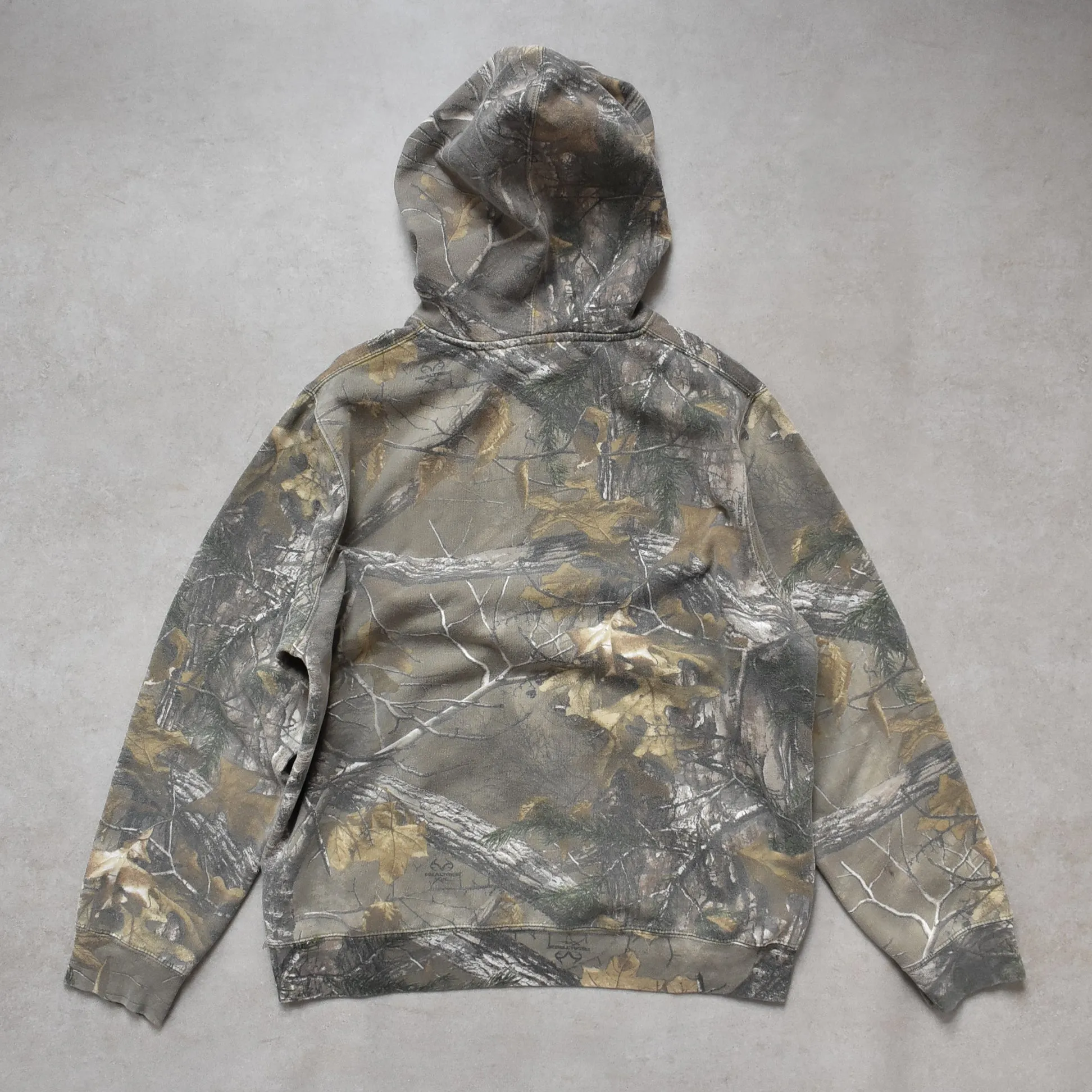 Vintage Realtree Xtra Faded Camo Hoodie - L