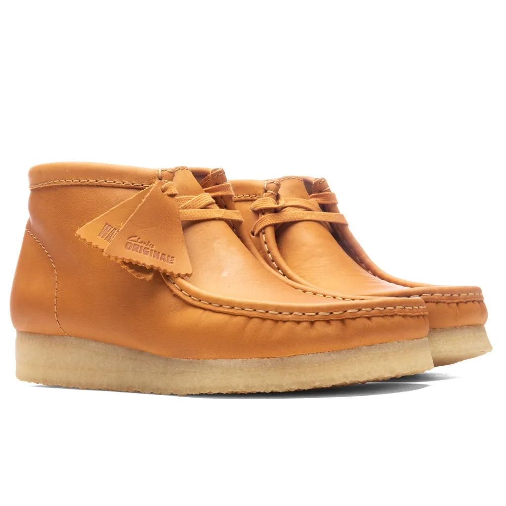 Wallabee Leather Tan Boot