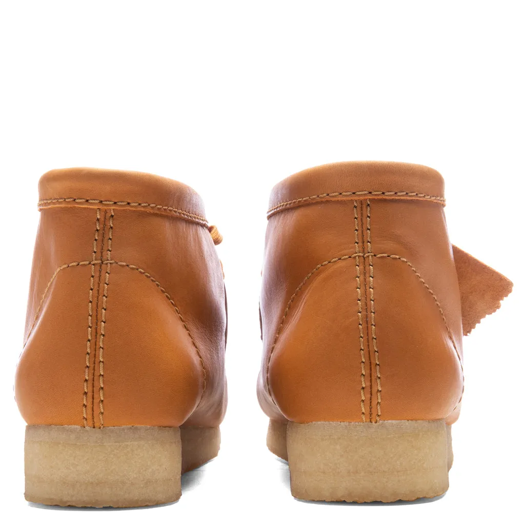 Wallabee Leather Tan Boot