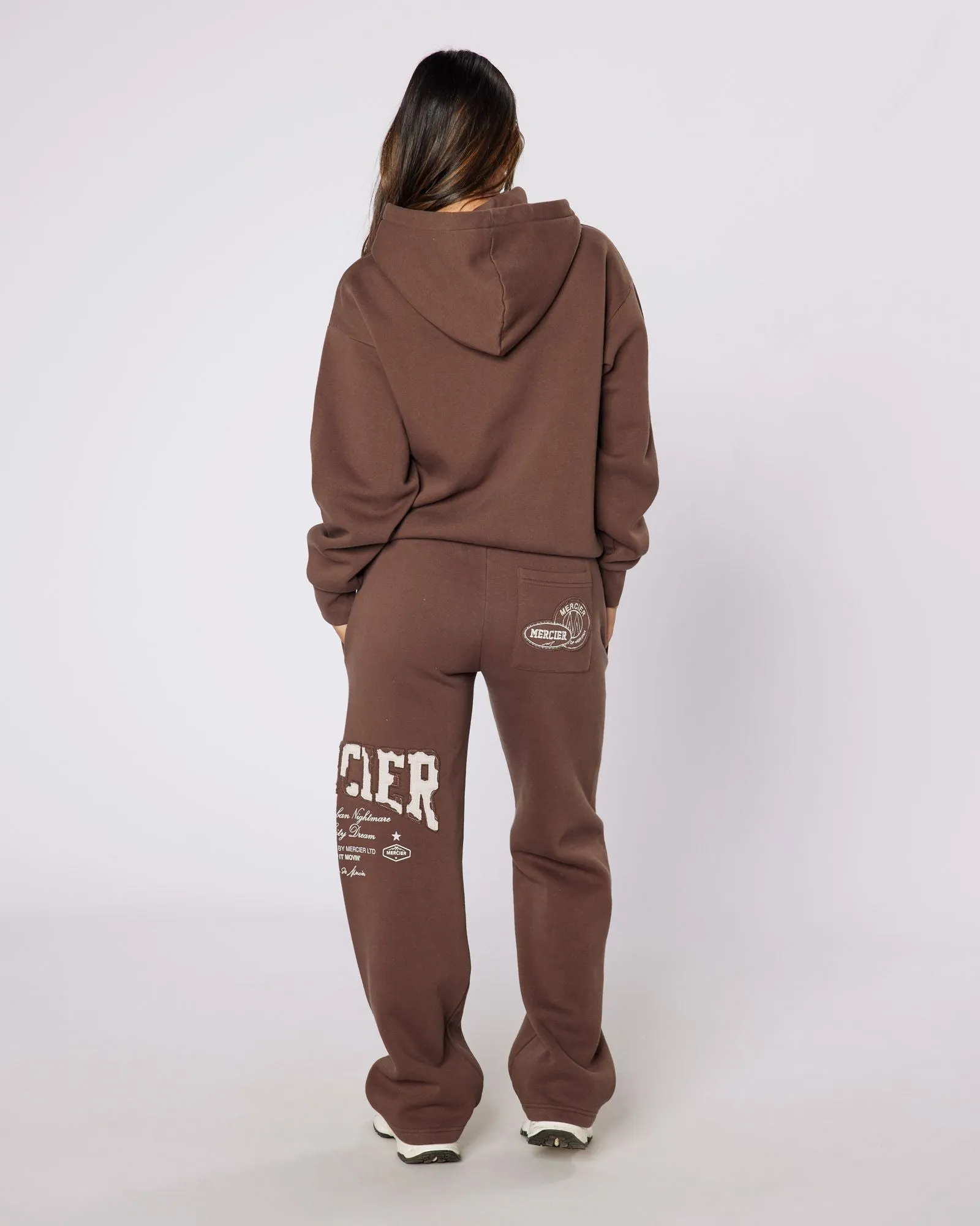 Womens Brown City Dreams Hoodie