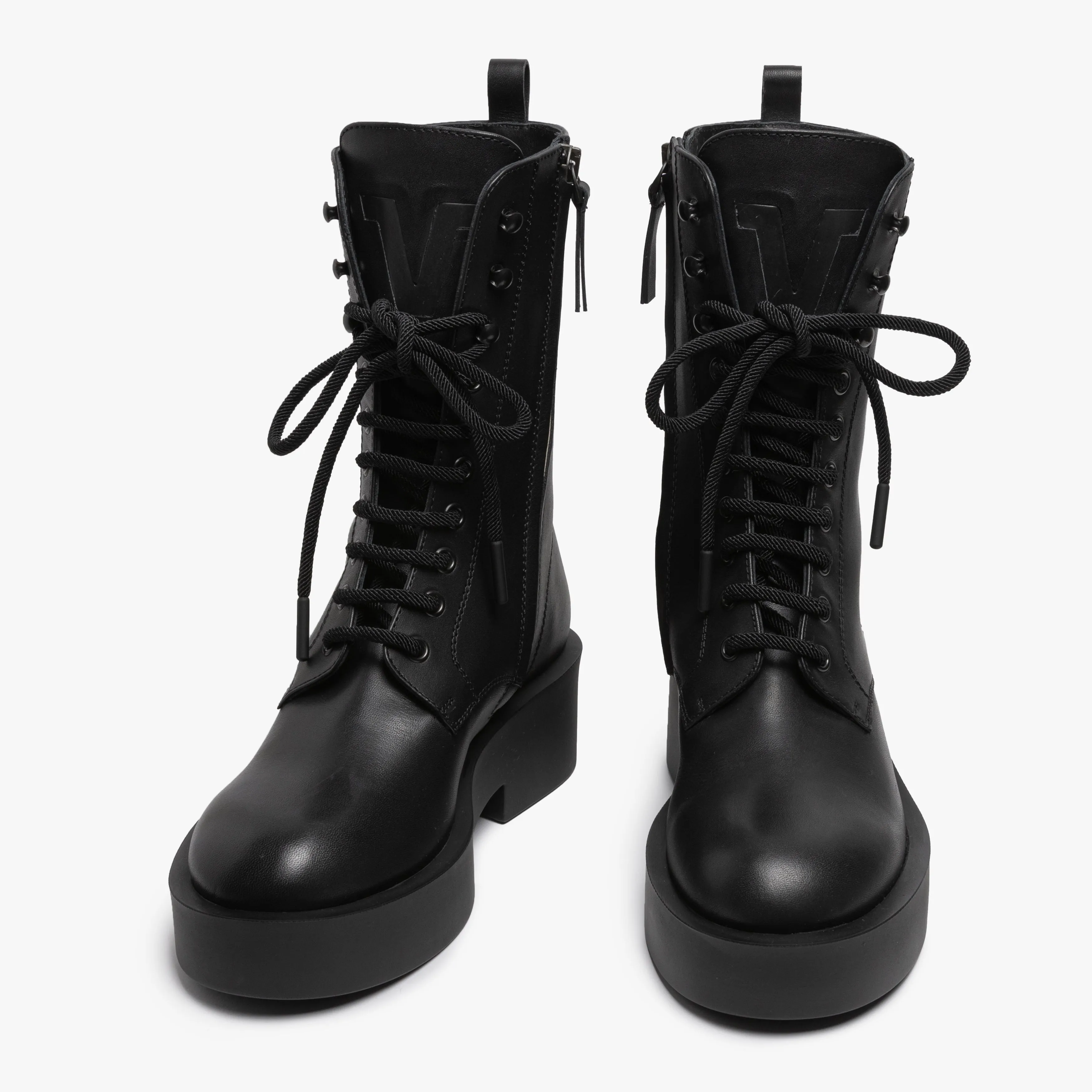 Women's leather combat boot | Claudia