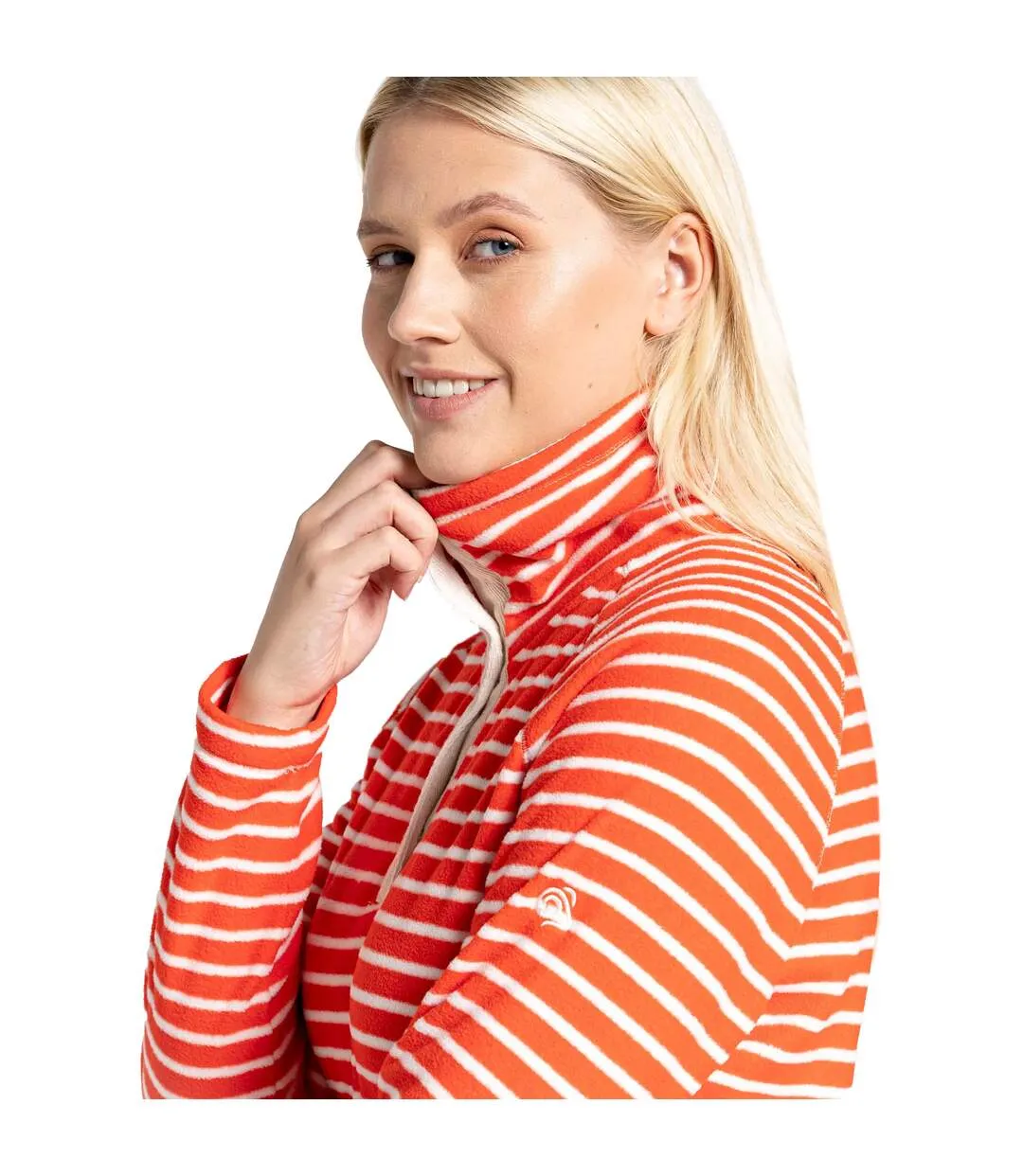 Womens/ladies ella fleece top blood orange Craghoppers