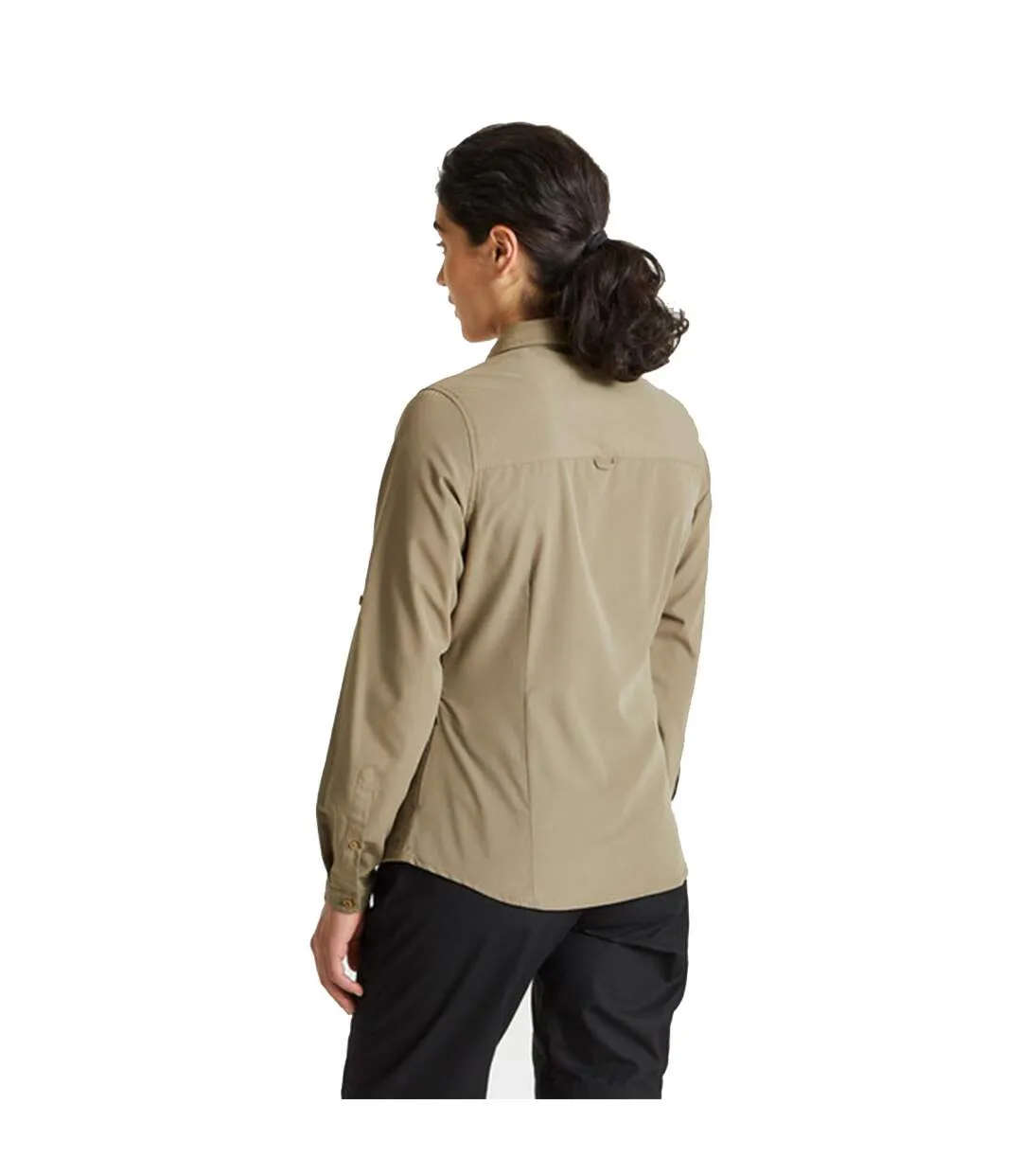 Womens/ladies expert kiwi long-sleeved shirt dark cedar green Craghoppers