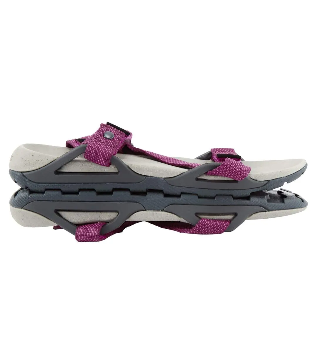 Womens/ladies lady locke sandals charcoal/raspberry Craghoppers