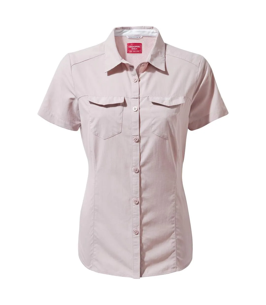 Womens/ladies nosilife adventure ii short sleeved shirt brushed lilac Craghoppers