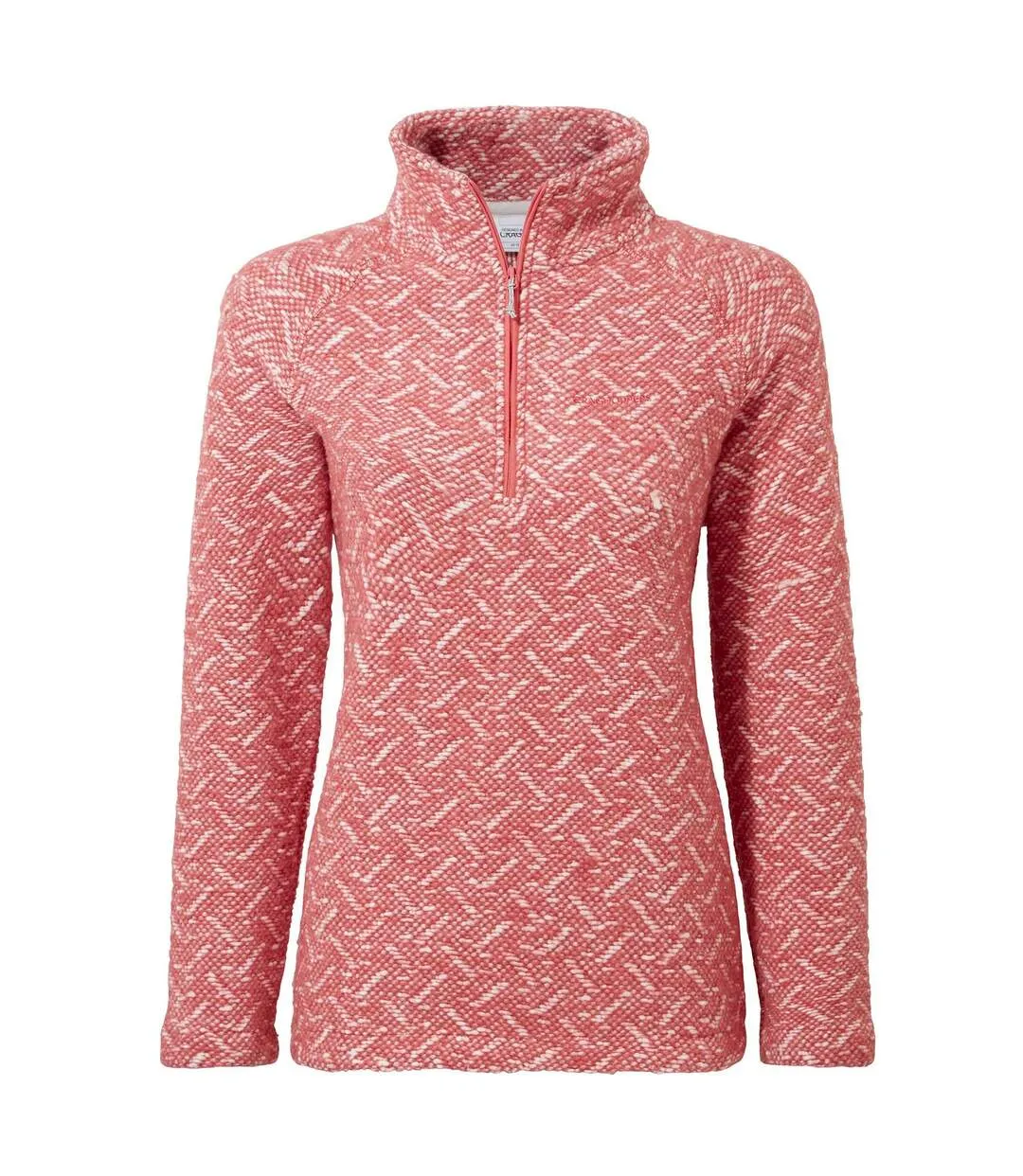 Womens/ladies talladale fleece top dusty coral Craghoppers