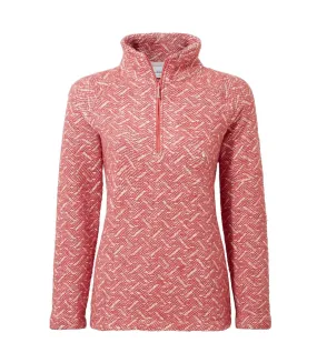 Womens/ladies talladale fleece top dusty coral Craghoppers