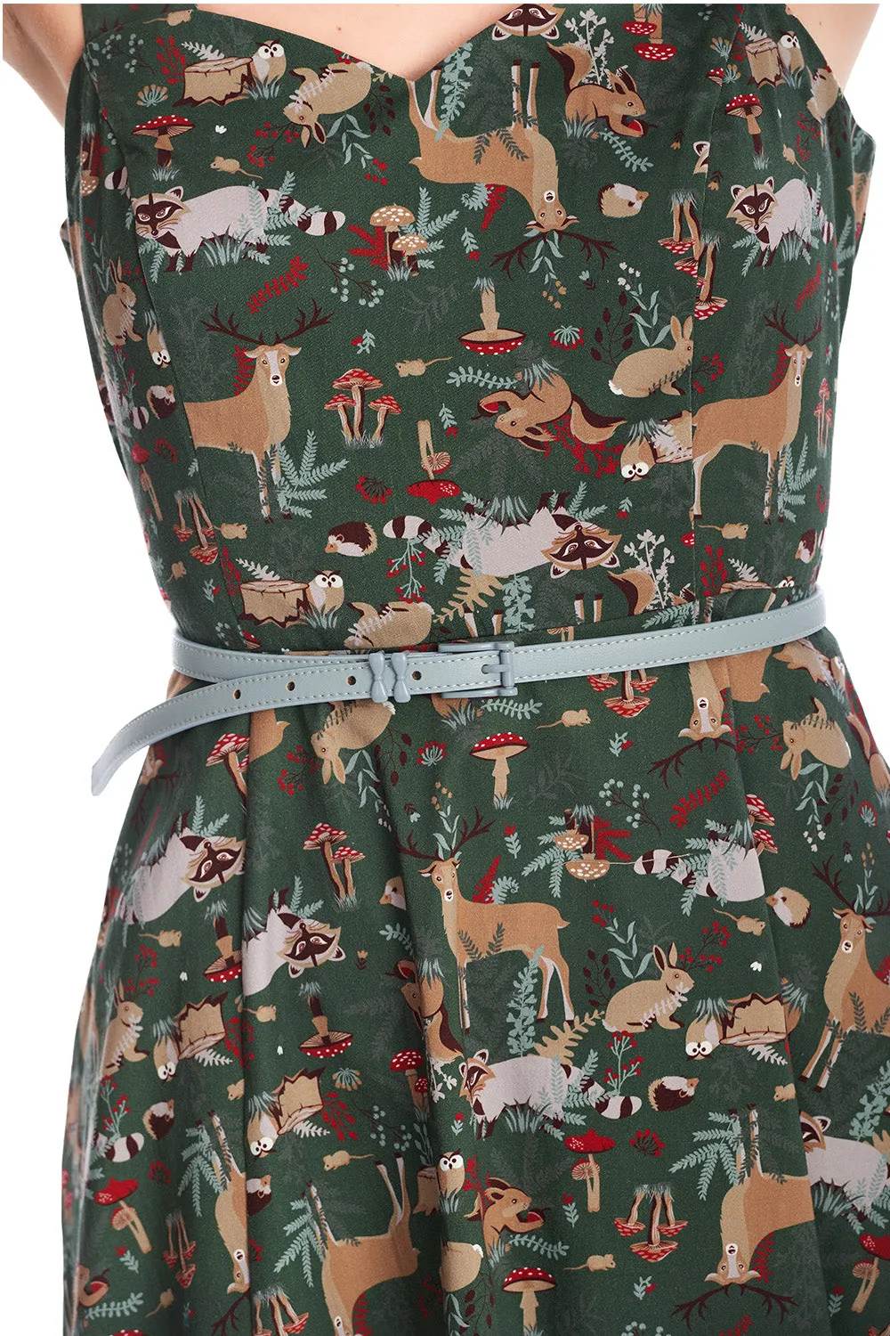 WOODLAND CREATURE SWING DRESS