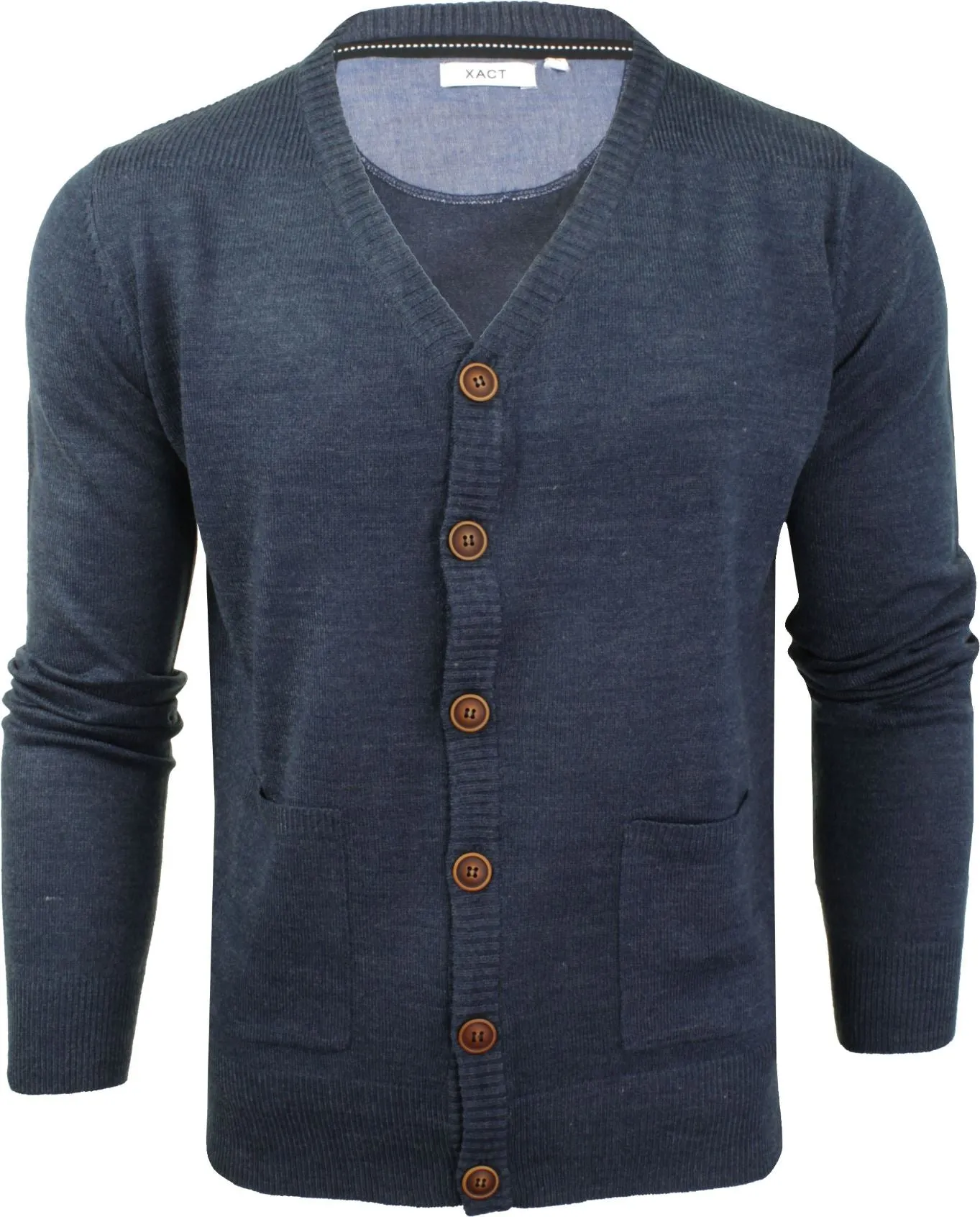 Xact Men's Cardigan, Button Front Fashion Jumper - Buy Online Now