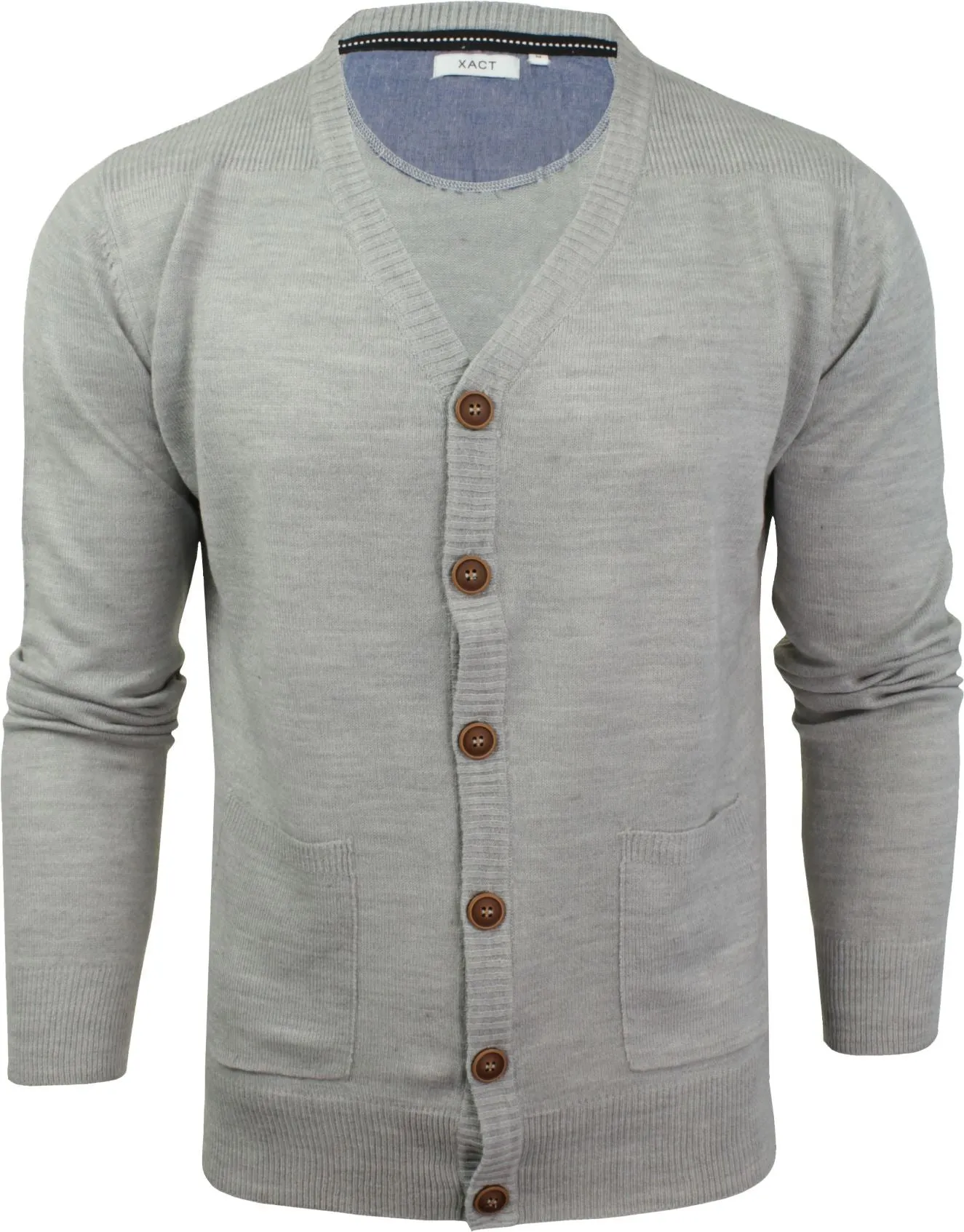 Xact Men's Cardigan, Button Front Fashion Jumper - Buy Online Now